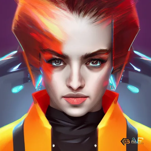 Prompt: hyper master, portrait, trending on artstation