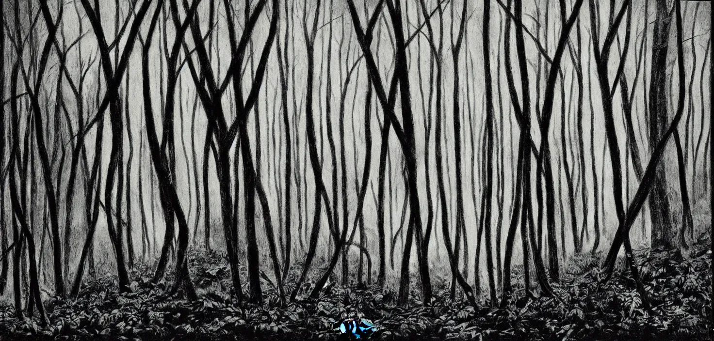 Image similar to dark forest by cooke darwyn