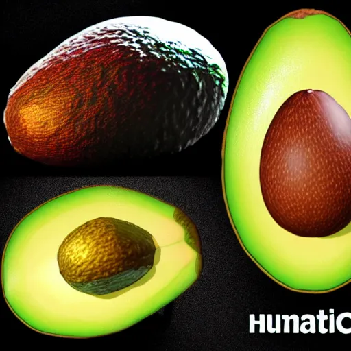 Image similar to extremely high detailed humanoid avocado. realistic. artstation. cinematic. masterpiece