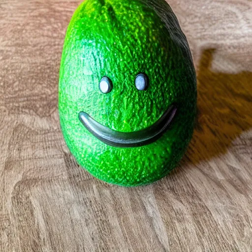 Image similar to friendly avacado with a smile, highly detailed, extremely high quality, hd, 4 k, 8 k, professional photographer, 4 0 mp, lifelike, top - rated, award winning, realistic, detailed lighting, detailed shadows, sharp, no blur, edited, corrected, trending
