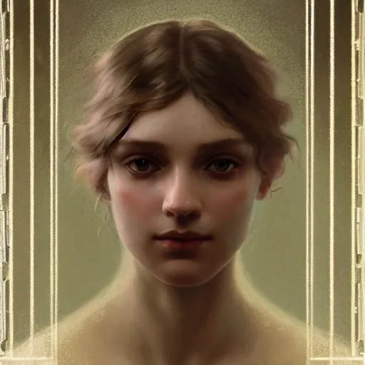 Image similar to a simple face highly detailed, dim volumetric lighting, 8k, post-processing, soft painting, trending on artstation, concept art, smooth, sharp focus, illustration,by Tom Bagshaw and Daniel Gerhartz and Albert Aublet and Lawrence Alma-Tadema and alphonse mucha