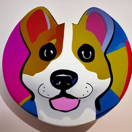 Image similar to “Jeff Koons corgi”