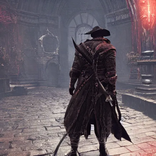 Prompt: danny devito in bloodborne