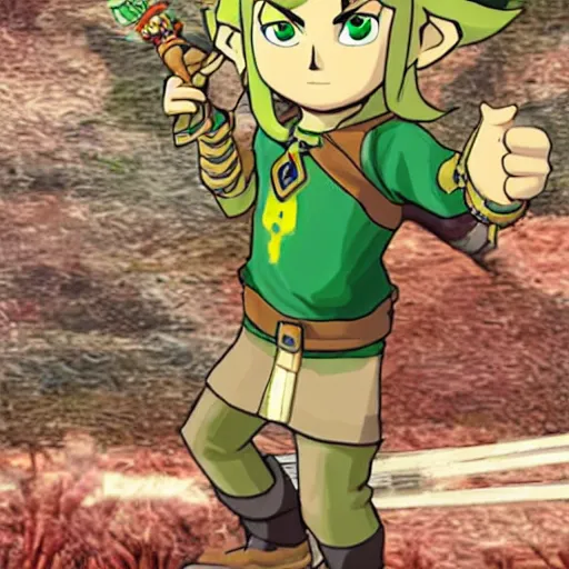 Prompt: the legend of lonk