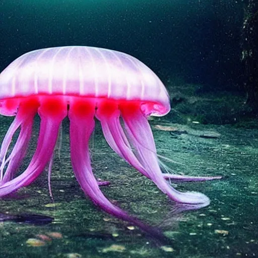 Image similar to a jellyfish - cat - hybrid, animal photography