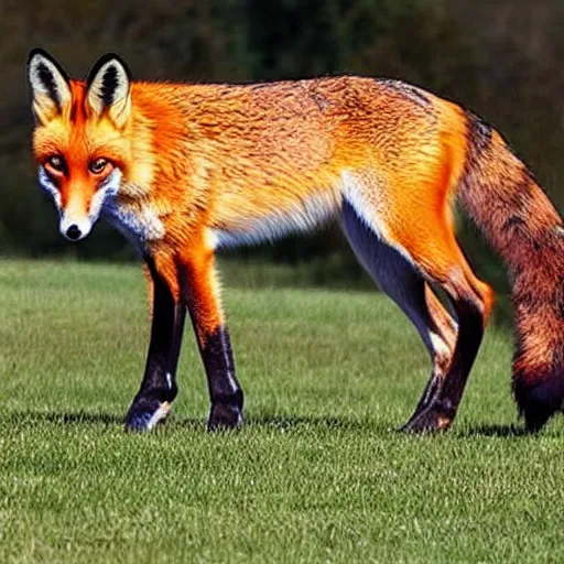 Image similar to Half-horse half-fox, species fusion, selective breeding