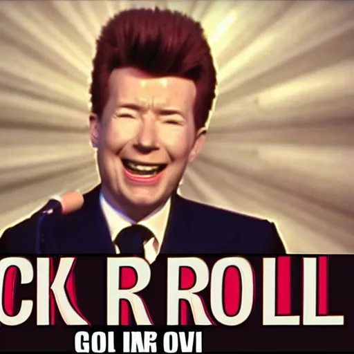 get rick roll'd - Imgflip