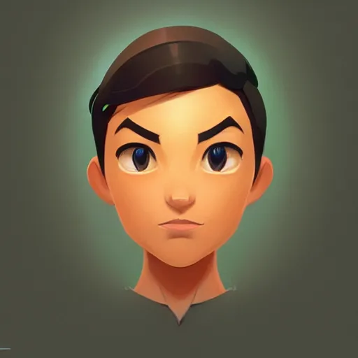 Image similar to face icon stylized minimalist nintendo, loftis, cory behance hd by jesper ejsing, by rhads, makoto shinkai and lois van baarle, ilya kuvshinov, rossdraws global illumination