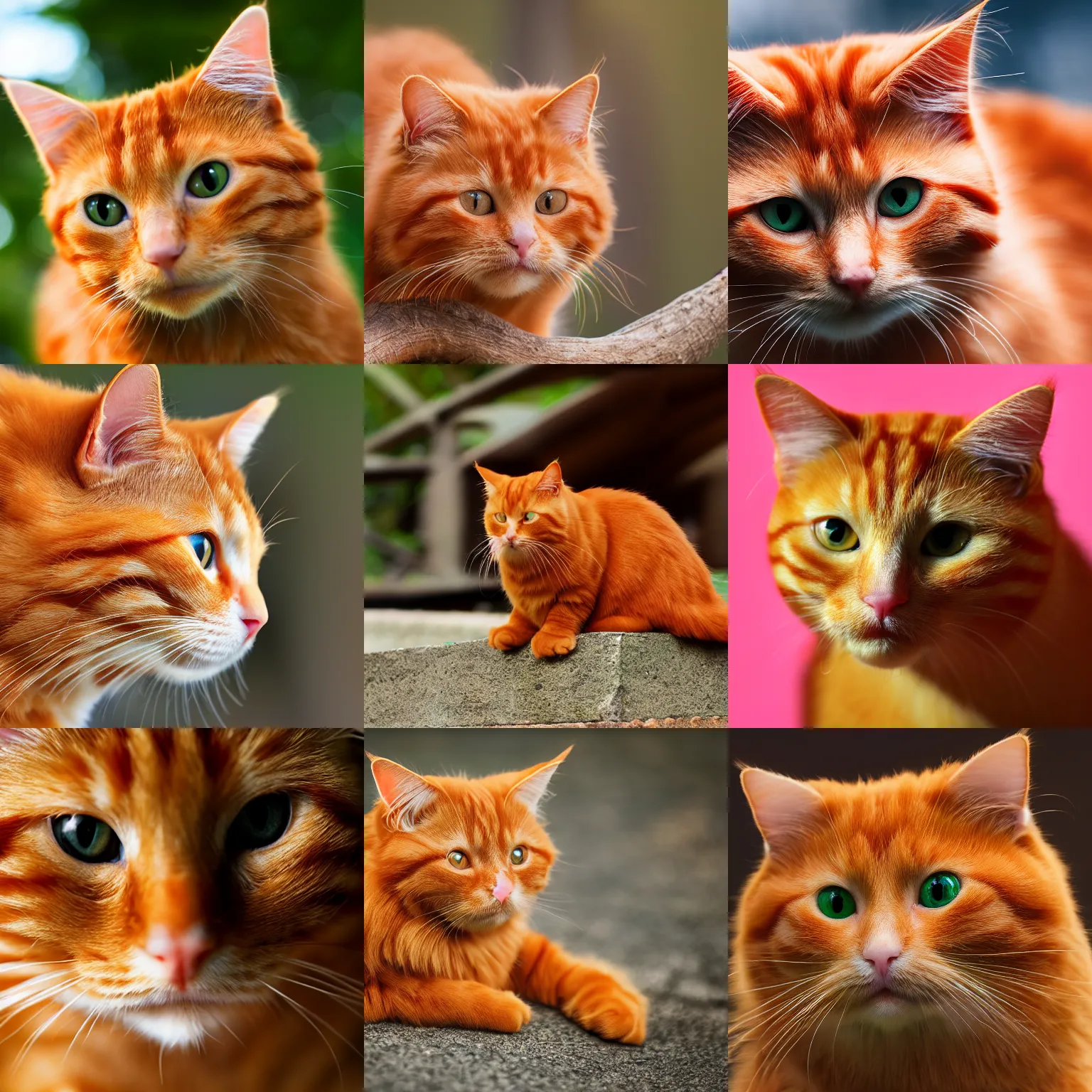Prompt: ginger cat. 4K resolution