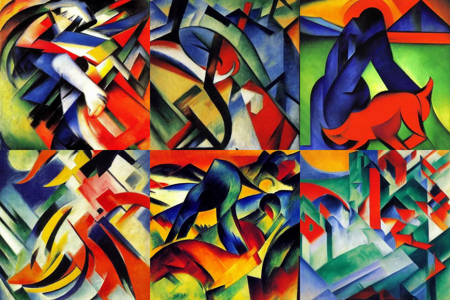 Prompt: painting by Franz Marc, today's featured photograph, 16K