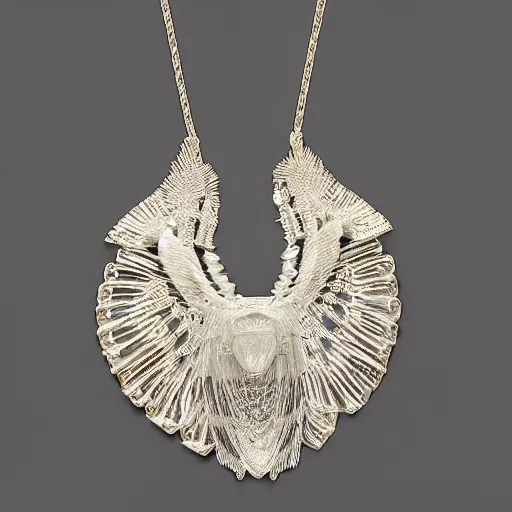 Image similar to necklace jewelry made by rene lalique