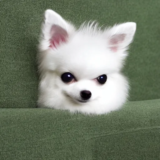 Tiny best sale white pomeranian