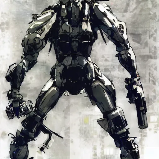 Image similar to Obunga, anime art, Yoji Shinkawa