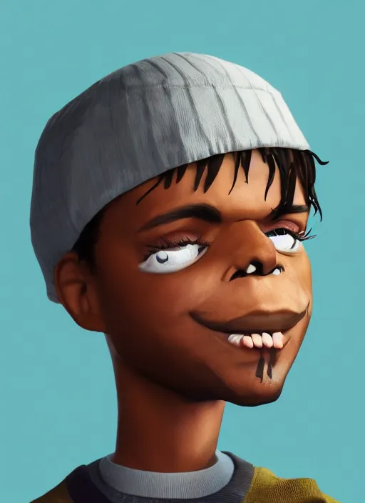 Prompt: ski mask the slump god as a fall guys character, au naturel, hyper detailed, digital art, trending in artstation, cinematic lighting, studio quality, smooth render, unreal engine 5 rendered, octane rendered, art style by klimt and nixeu and ian sprigger and wlop and krenz cushart