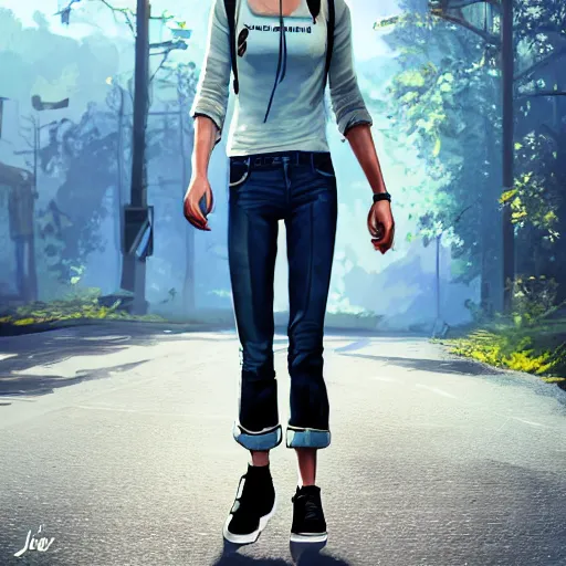 Prompt: Jane Levy as Chloe Price from Life Is Strange, realsitic, 8k