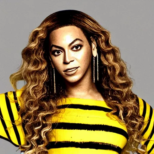 Image similar to beyonce as a bee