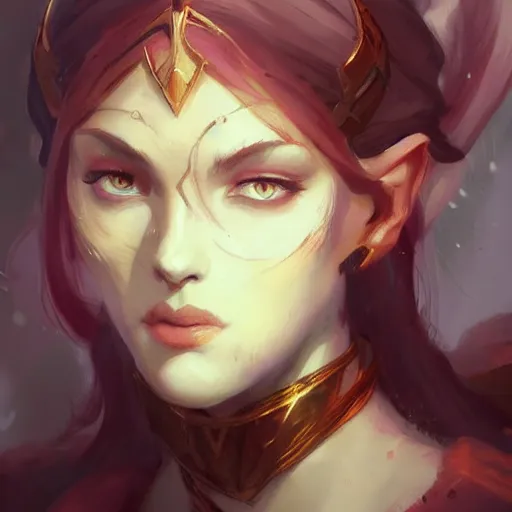 Prompt: seraphine from league of legends portrait trending on artstation, painted by greg rutkowski