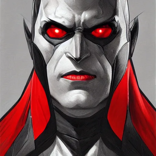 portrait of Batman with a black and red batsuit, | Stable Diffusion ...