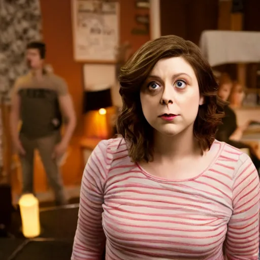 Prompt: rachel bloom makes a fake boyfriend out of old socks, ultra detailed, 8 k resolution, ultrarealistic