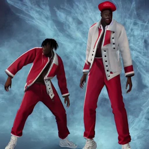 Image similar to lil yachty, as a character in tekken