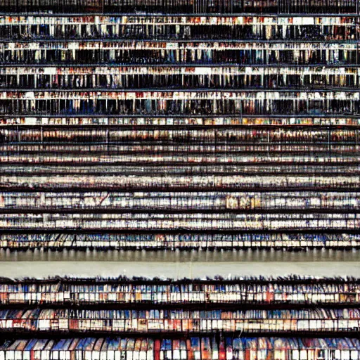 Image similar to artwork by Andreas Gursky