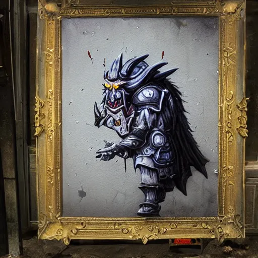 Prompt: world of warcraft banksy