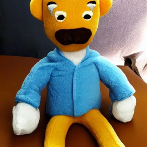 Image similar to walter white stuffed animal