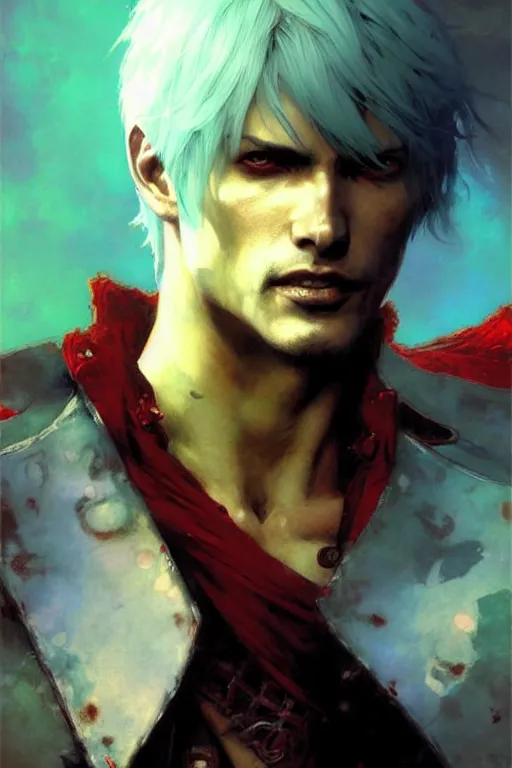 malcolmwopeロケットボーイ on Instagram: DANTE FANART - Been dabbling in Devil May  cry again. What great characters. Did a fan drawing of Dante's dmc 3  appearance. Also playing around with brushes on procreate