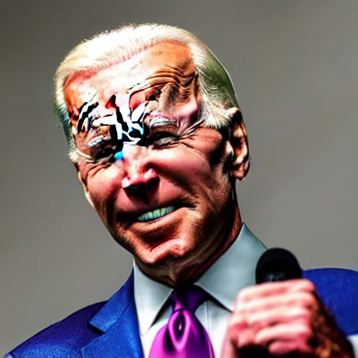 Prompt: muscular joe biden ( (, highly detailed, high quality, hd, 4 k, 8 k, canon 3 0 0 mm, professional photographer, 4 0 mp, lifelike, top - rated, award winning, realistic, sharp, no blur, edited, corrected, trending ) )