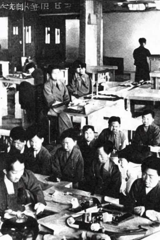 Prompt: unit 7 3 1, historical photo, japanese in china in 1 9 4 0 s, scientific research, clear photo