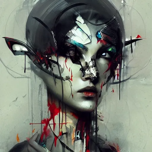 Prompt: occultist, art by benedick bana and artur bordalo and tom bagshaw and craig davison and guy denning and harumi hironaka, trending on artstation hq, deviantart, pinterest, 4 k uhd image