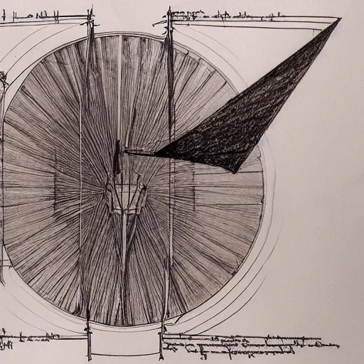 Prompt: various sketches of the next generation space telescope in the style of leonardo da vinci, ultra detailed, scribbles, technical drawing, engineering blueprints