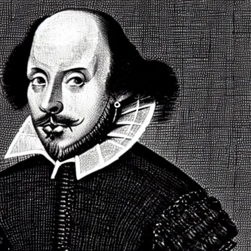Prompt: William Shakespeare co-working with Miguel de Cervantes
