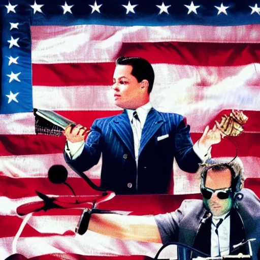 Image similar to the wolf on wall street 2 : the american dream, album art