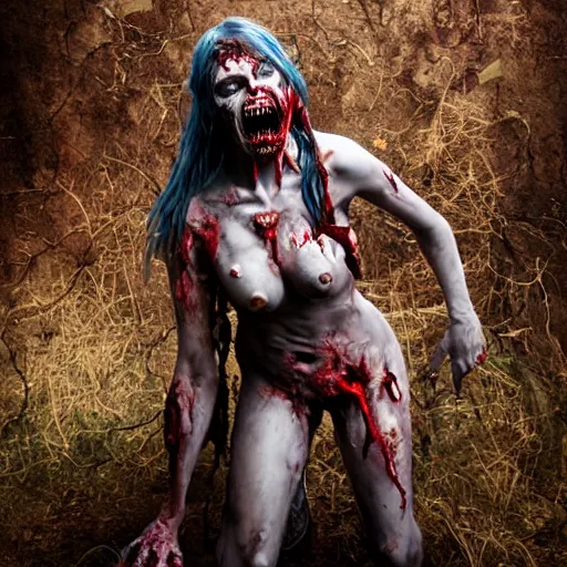 Image similar to zombie apocalypse by peter kemp, detailed