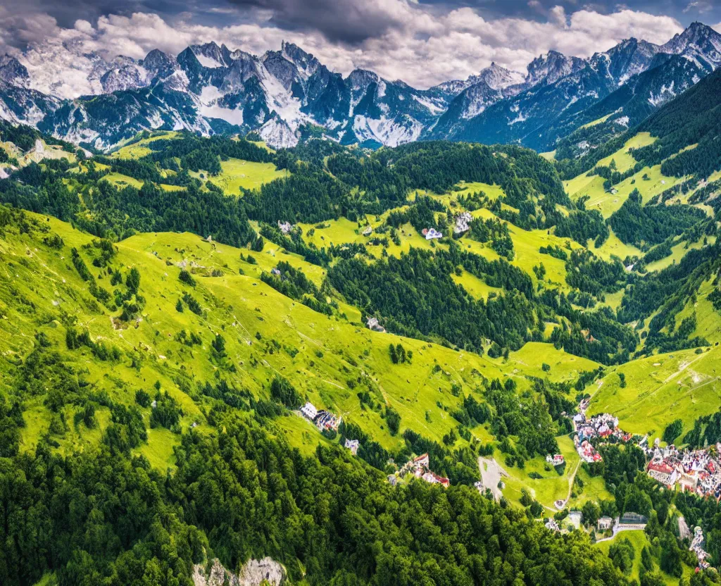 Image similar to 8K Photograph of Austria Landscape