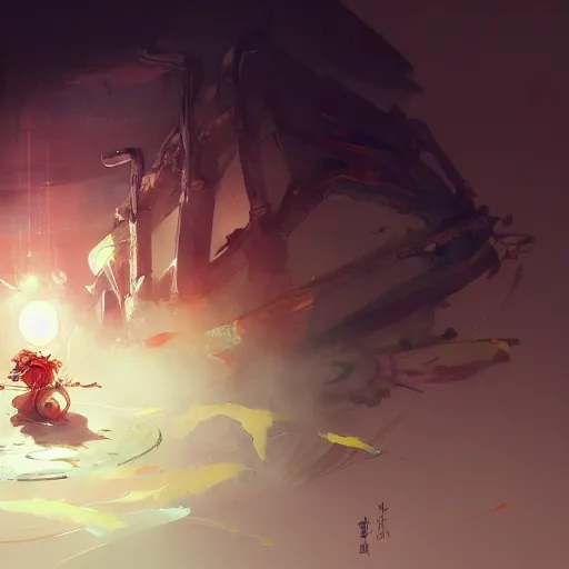 Image similar to concept art of fried egg, highly detailed painting by dustin nguyen, akihiko yoshida, greg tocchini, greg rutkowski, cliff chiang, 4 k resolution, trending on artstation, 8 k