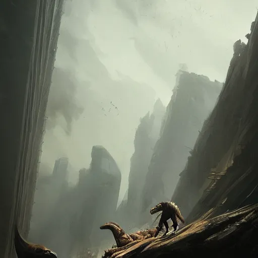 Image similar to a portrait of a trex, dramatic lighting, cinematic, establishing shot, extremly high detail, photorealistic, cinematic lighting, artstation, style by greg rutkowski