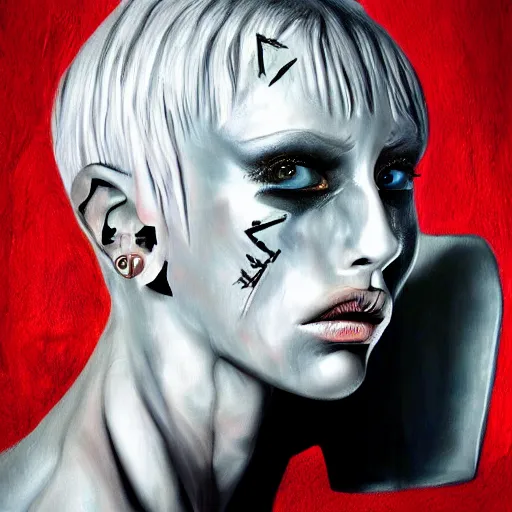 Prompt: zeff art style die antwoord photo realistic