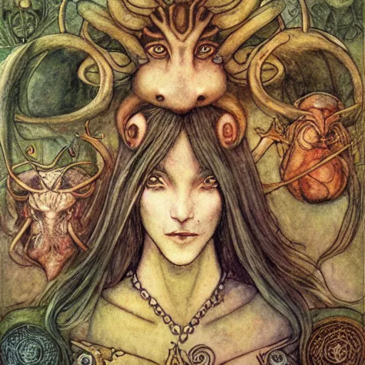 Image similar to aries zodiac artwork by brian froud