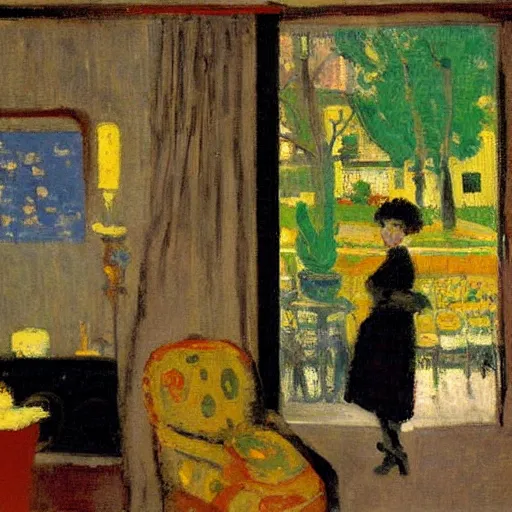 Image similar to a painting in the style of edouard vuillard.