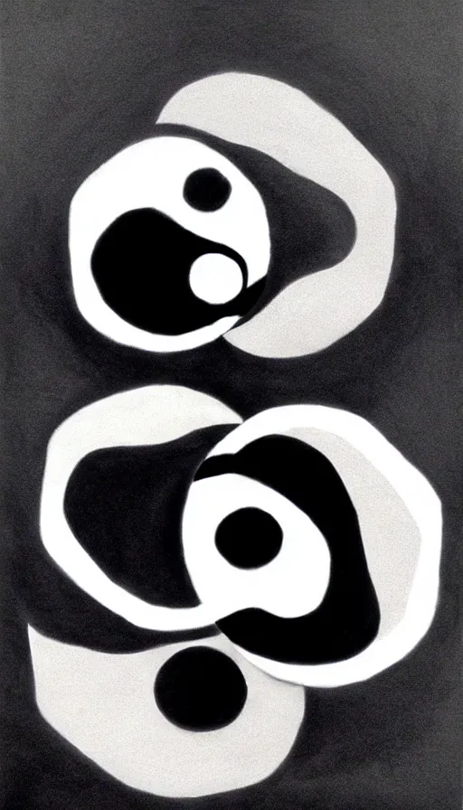 Image similar to Abstract representation of ying Yang concept, by Julie de Graag