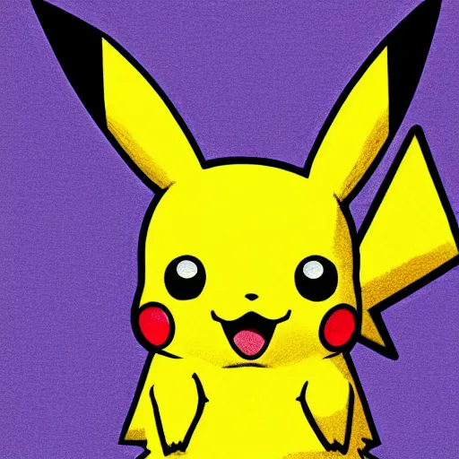 Prompt: cute pikachu artwork