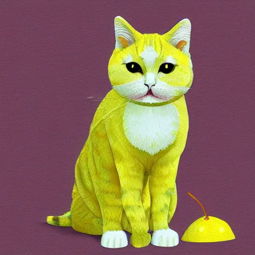 Prompt: candygore lemon cat