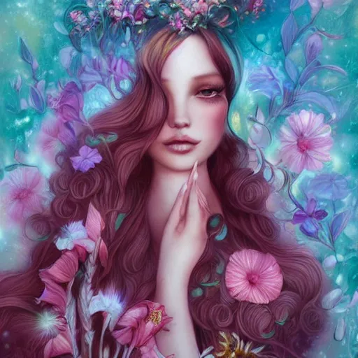 Image similar to flower princess by Anna Dittmann