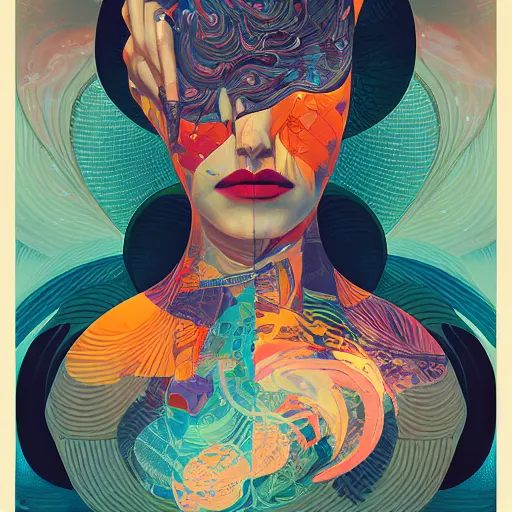 Image similar to portrait of godel's consistency of the axiom of choice, by tristan eaton, victo ngai, peter mohrbacher, artgerm,