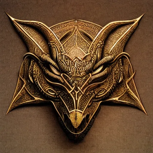 Image similar to Dragon's Head, highly detailed, celtic art style