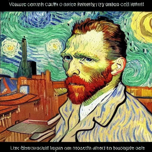 Image similar to A van gogh with a bluetooth headset answers a call on the first line of technical support, canvas, oil, watercolor, hyper detailed, elegant, very very very very beautiful.