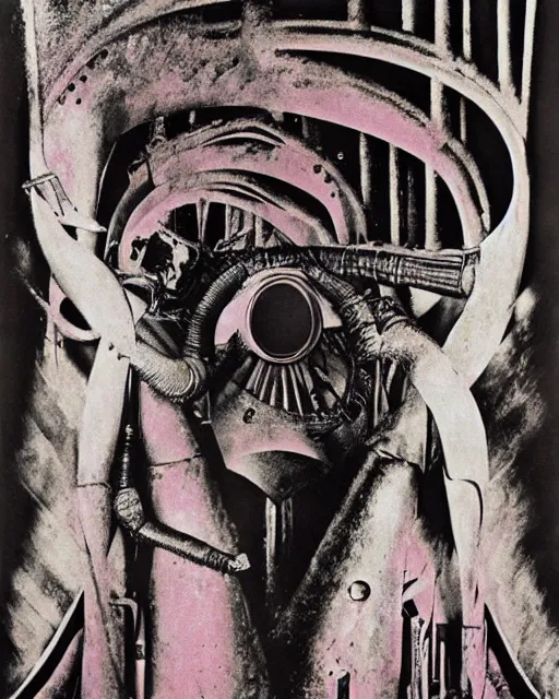 Prompt: Pink Floyd poster by HR Giger