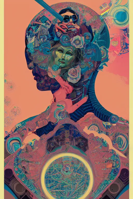 Image similar to portrait of godel's incompleteness theorem, by tristan eaton, victo ngai, peter mohrbacher, artgerm,